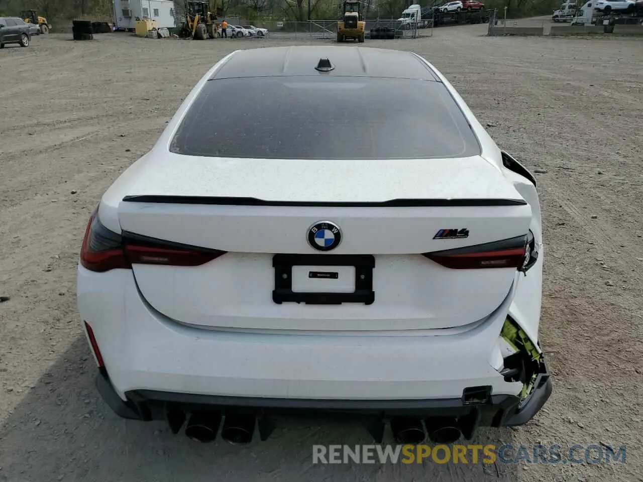 6 fotografías del automóvil dañado WBS43AZ06RCP07822 BMW M4 2024
