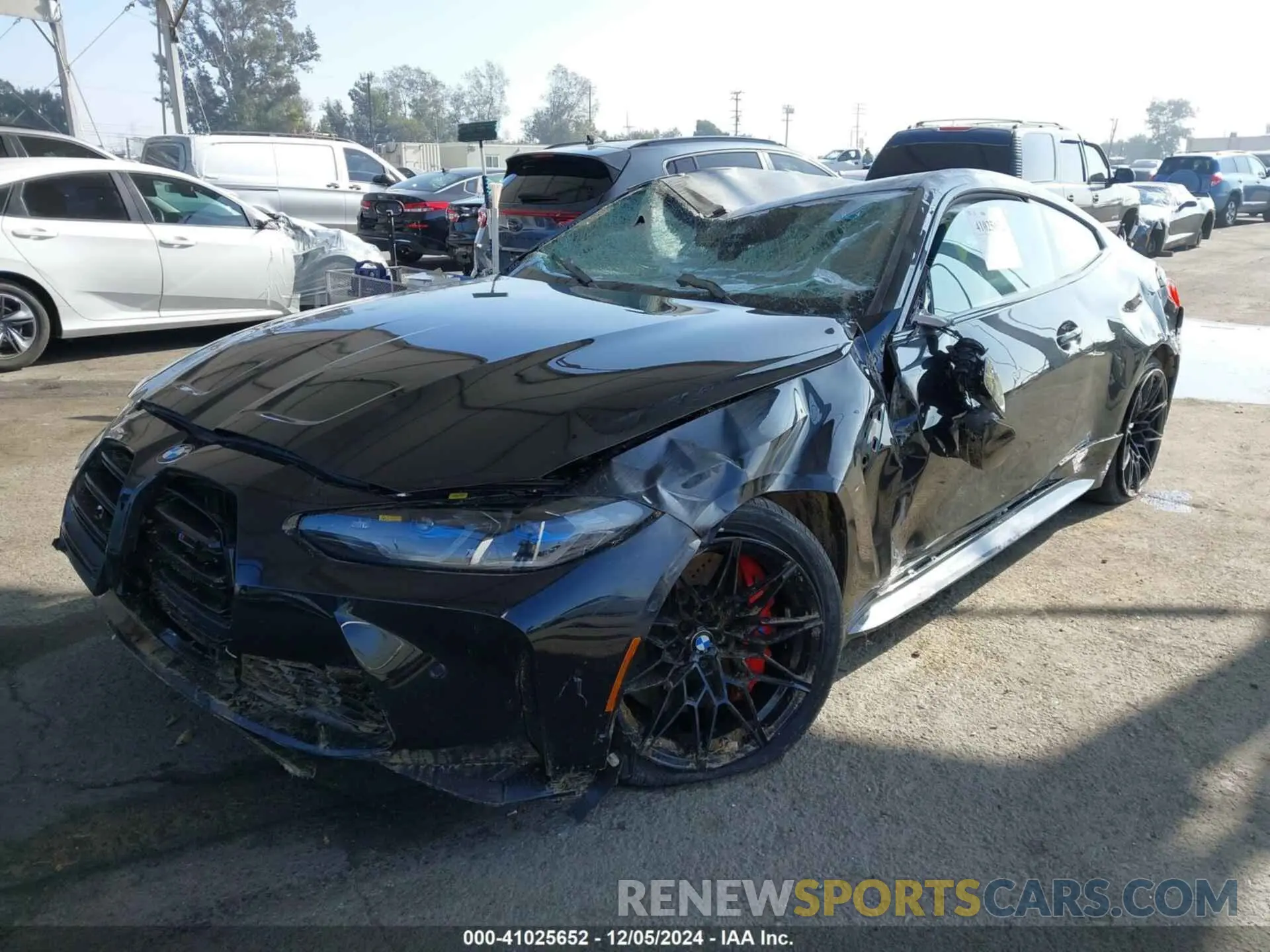 2 fotografías del automóvil dañado WBS43AZ08RCP37632 BMW M4 2024