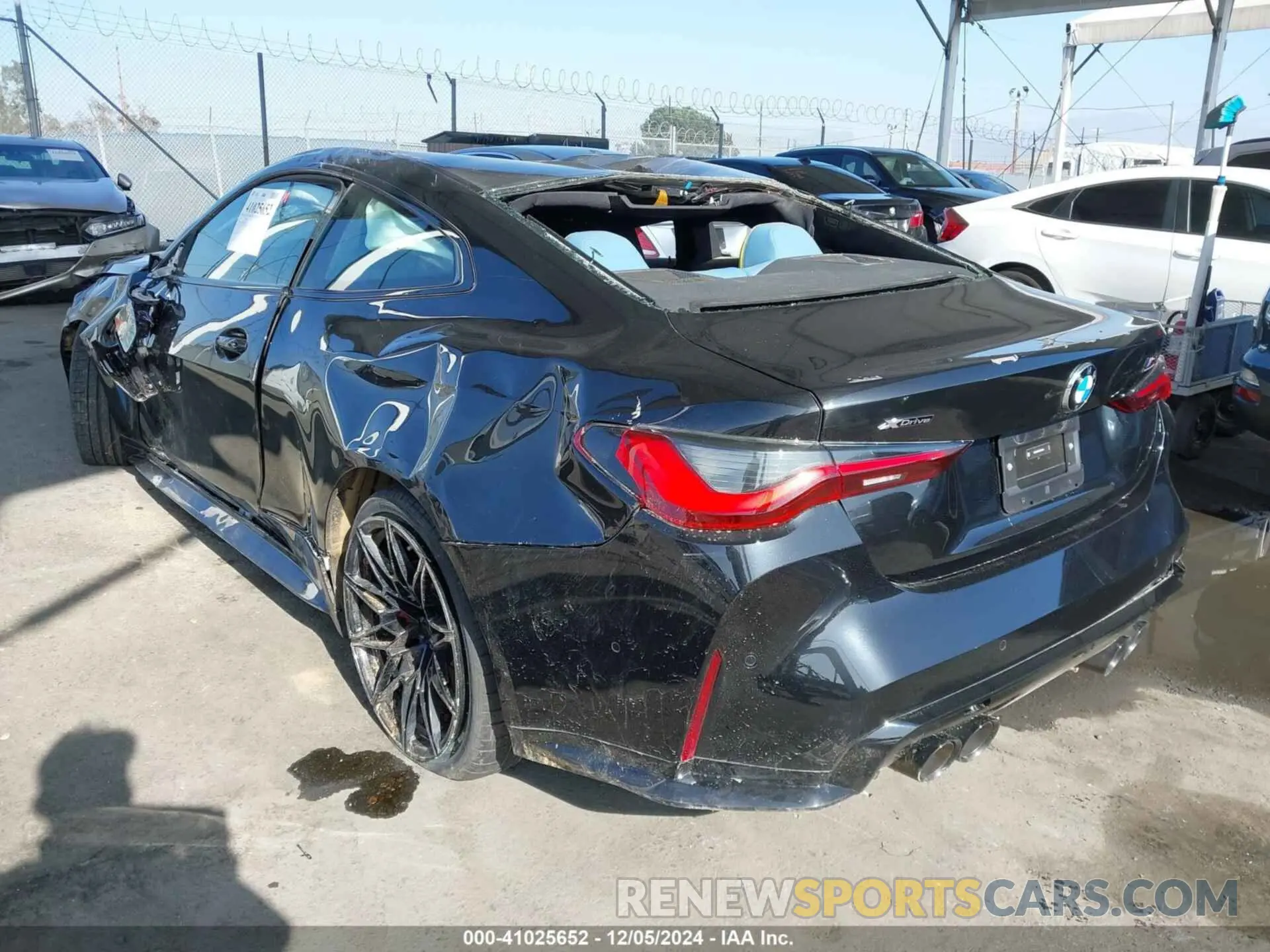 3 fotografías del automóvil dañado WBS43AZ08RCP37632 BMW M4 2024