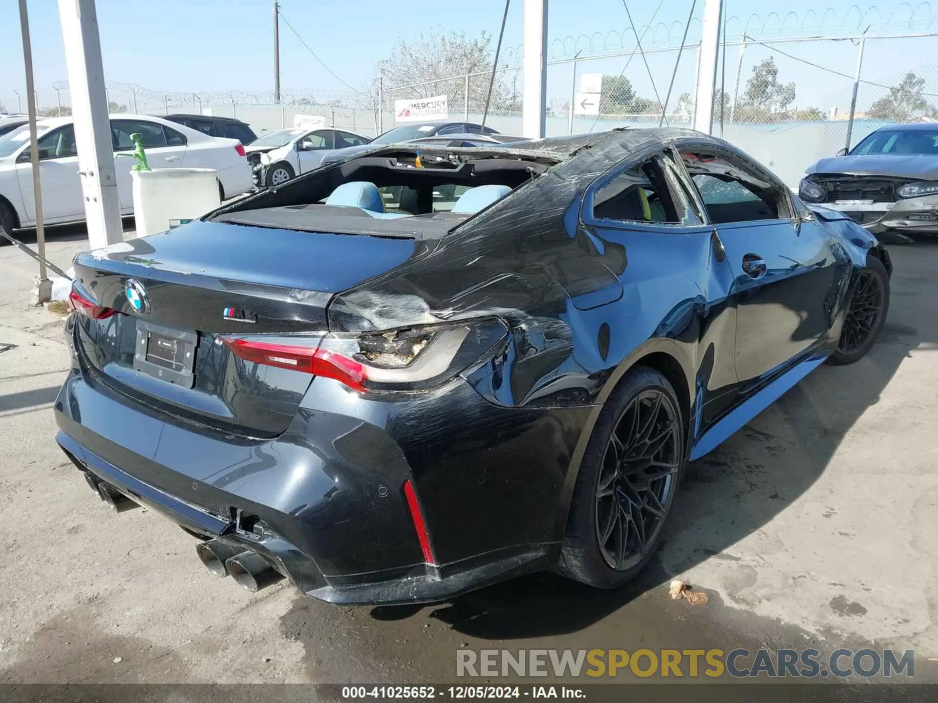 4 fotografías del automóvil dañado WBS43AZ08RCP37632 BMW M4 2024