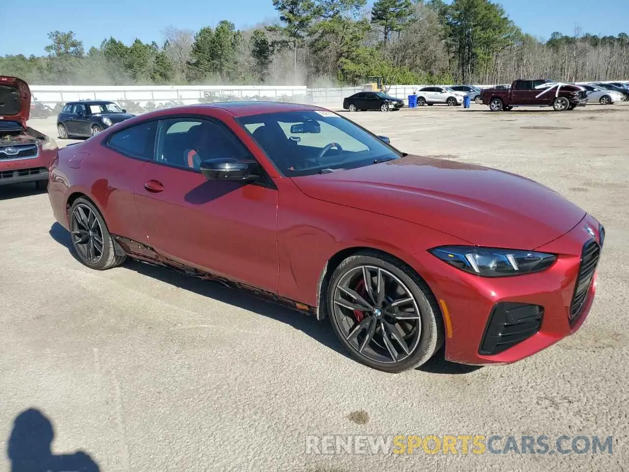4 fotografías del automóvil dañado WBA73DA06SCS99942 BMW M4 2025