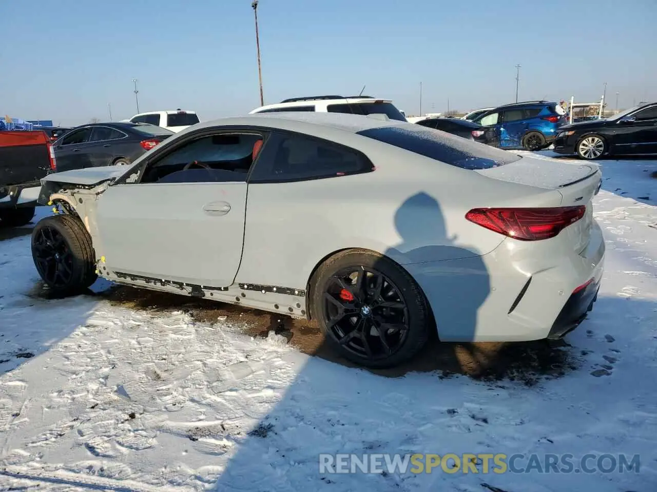 2 fotografías del automóvil dañado WBA83DA07SCT64818 BMW M4 2025
