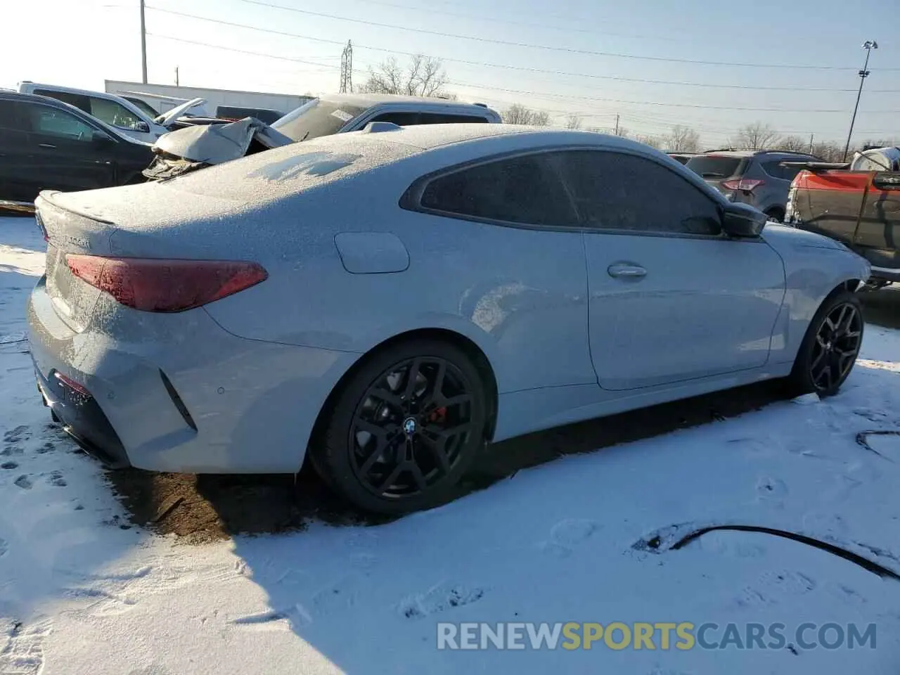 3 fotografías del automóvil dañado WBA83DA07SCT64818 BMW M4 2025