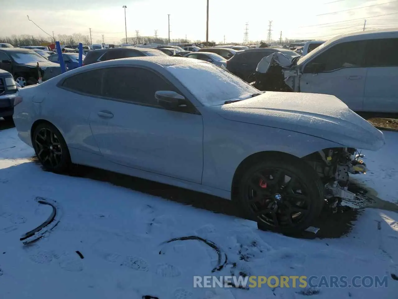 4 fotografías del automóvil dañado WBA83DA07SCT64818 BMW M4 2025