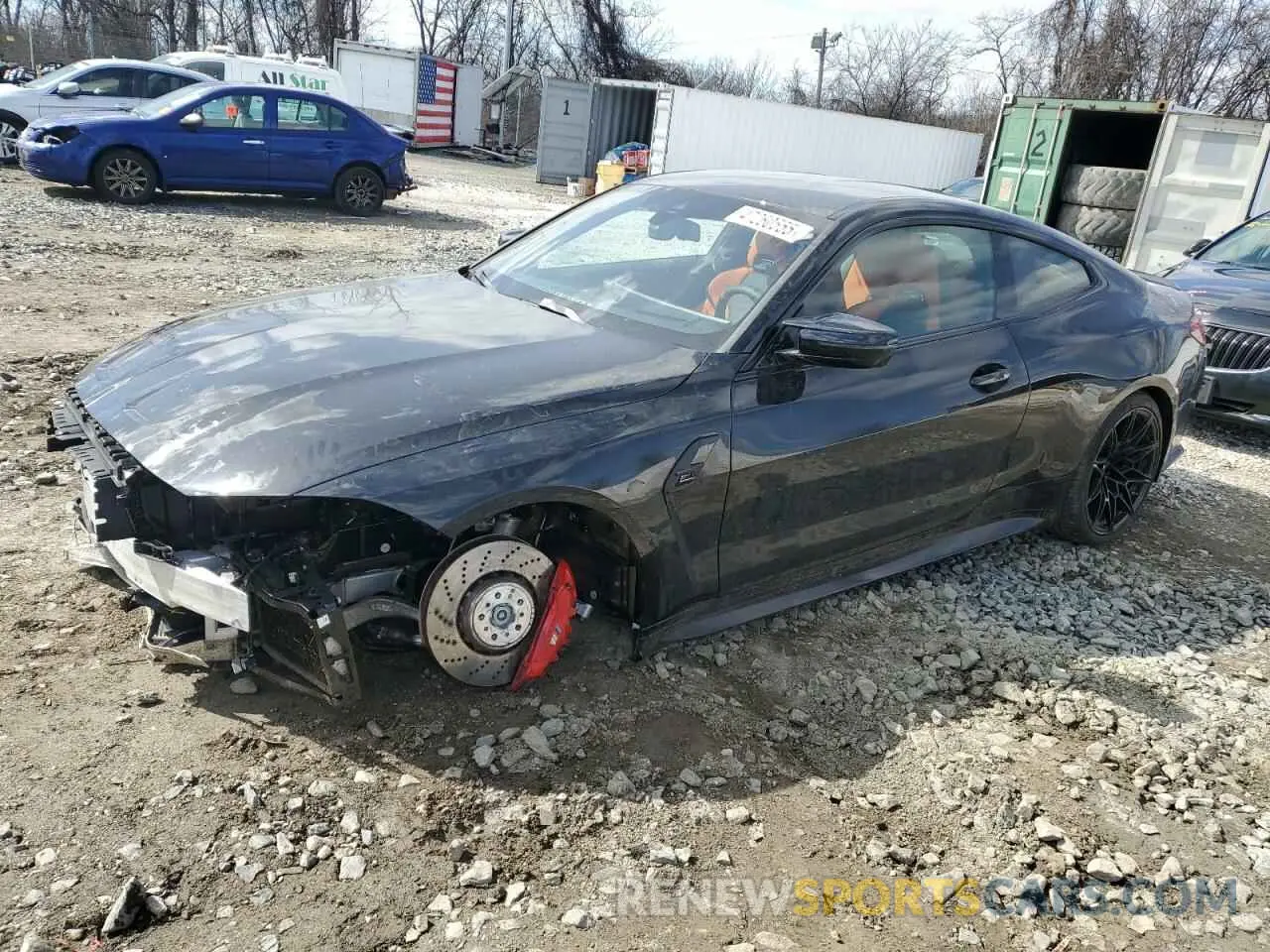 1 fotografías del automóvil dañado WBS33HK02SCU00054 BMW M4 2025