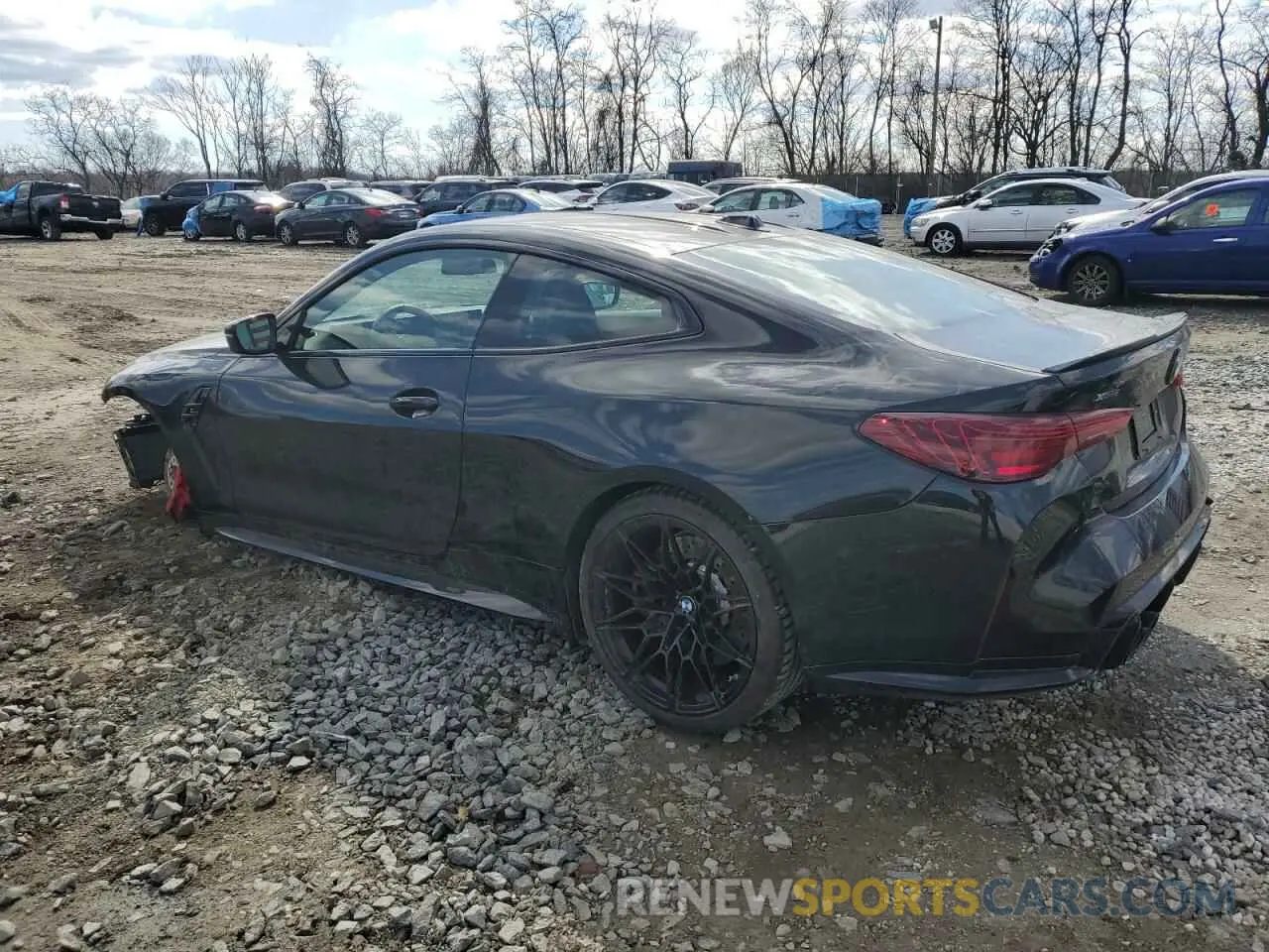 2 fotografías del automóvil dañado WBS33HK02SCU00054 BMW M4 2025