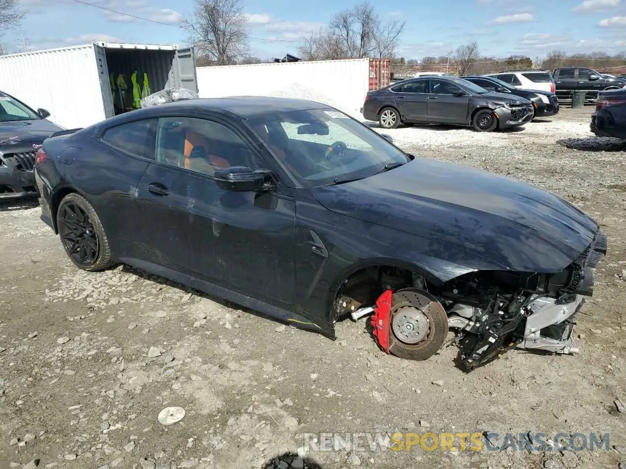 4 fotografías del automóvil dañado WBS33HK02SCU00054 BMW M4 2025