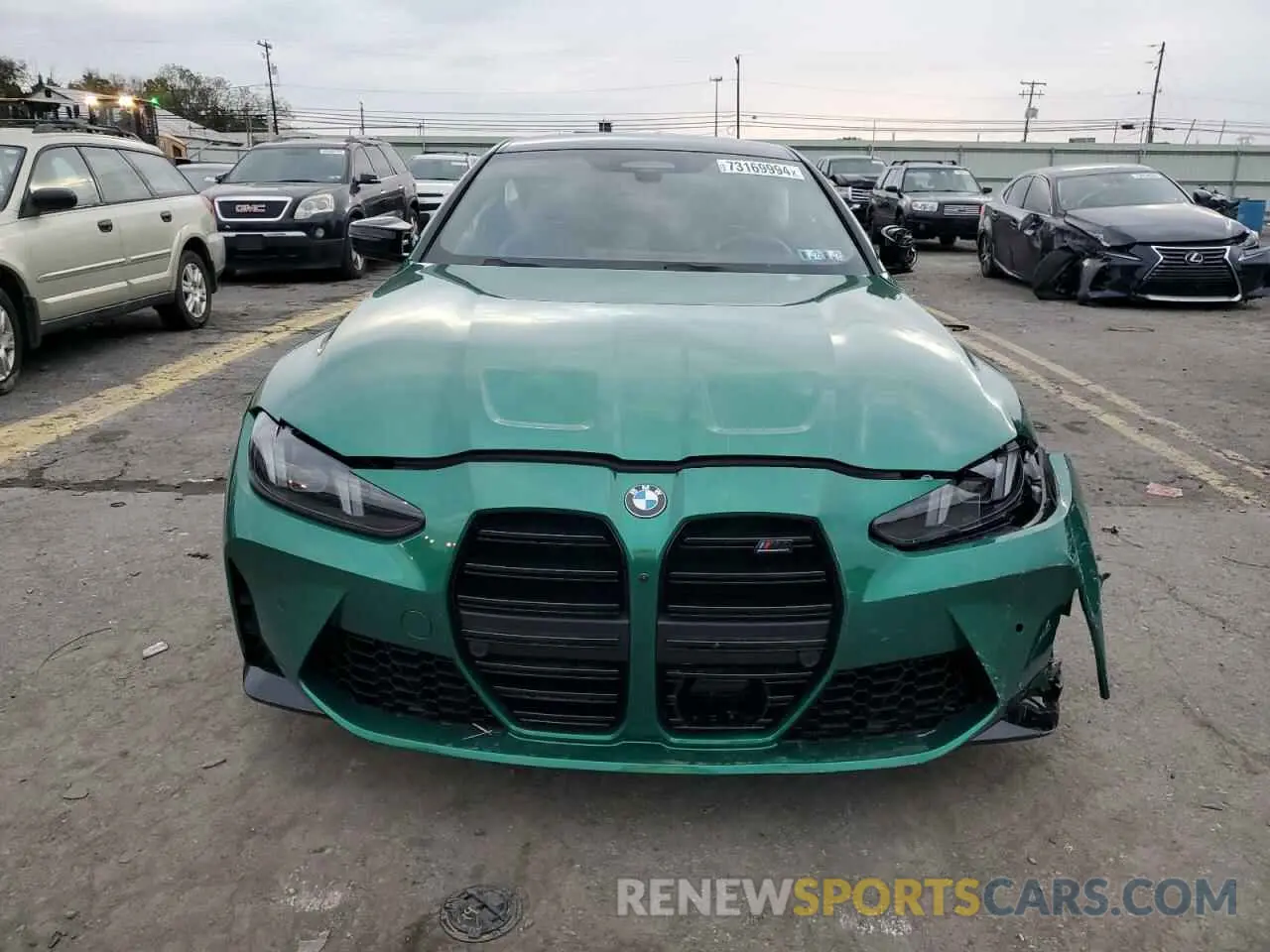 5 fotografías del automóvil dañado WBS33HK07SCS52659 BMW M4 2025