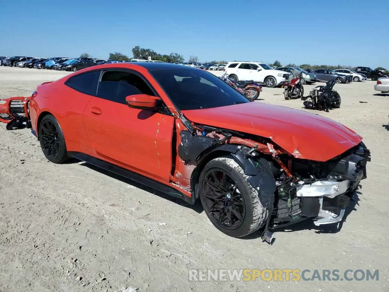 4 fotografías del automóvil dañado WBS33HK08SCT85432 BMW M4 2025
