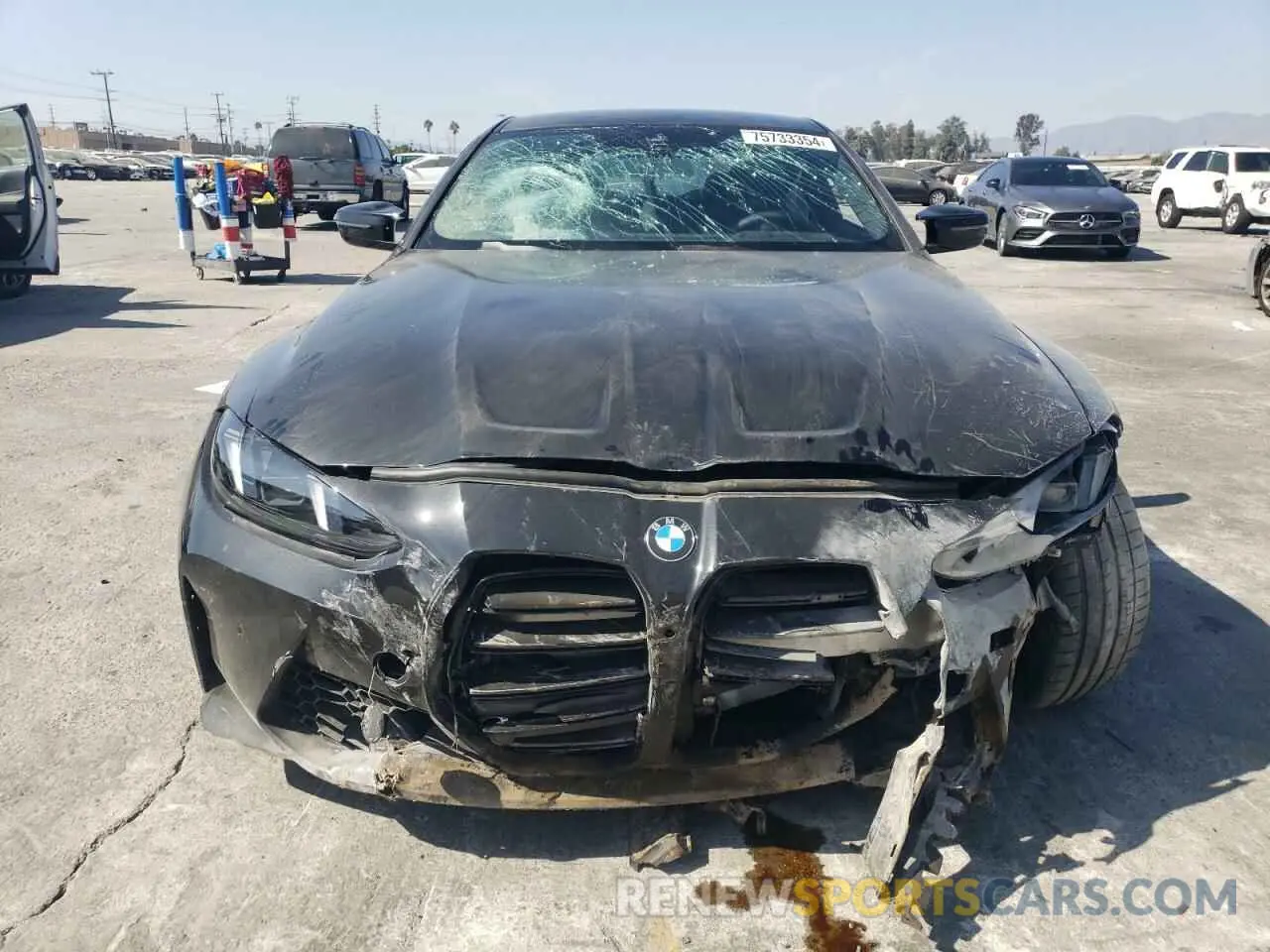5 fotografías del automóvil dañado WBS33HK09SCS59001 BMW M4 2025