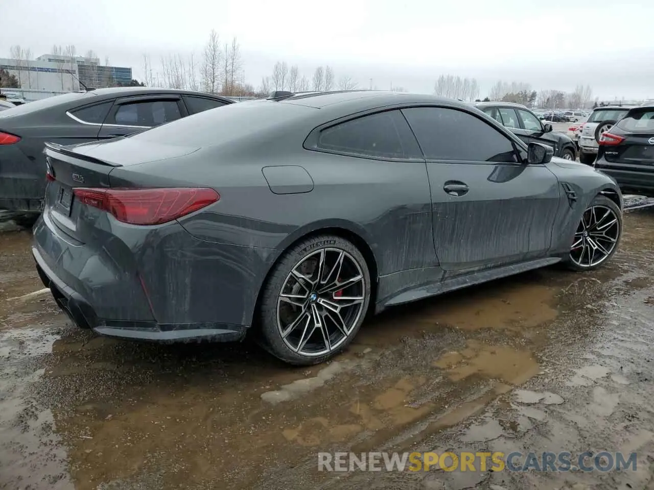 3 fotografías del automóvil dañado WBS33HK0XSCS18408 BMW M4 2025