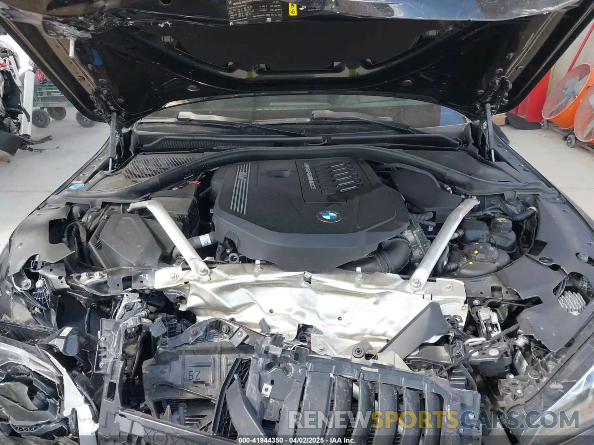 10 fotografías del automóvil dañado WBA13AR00MCF61520 BMW M440I 2021