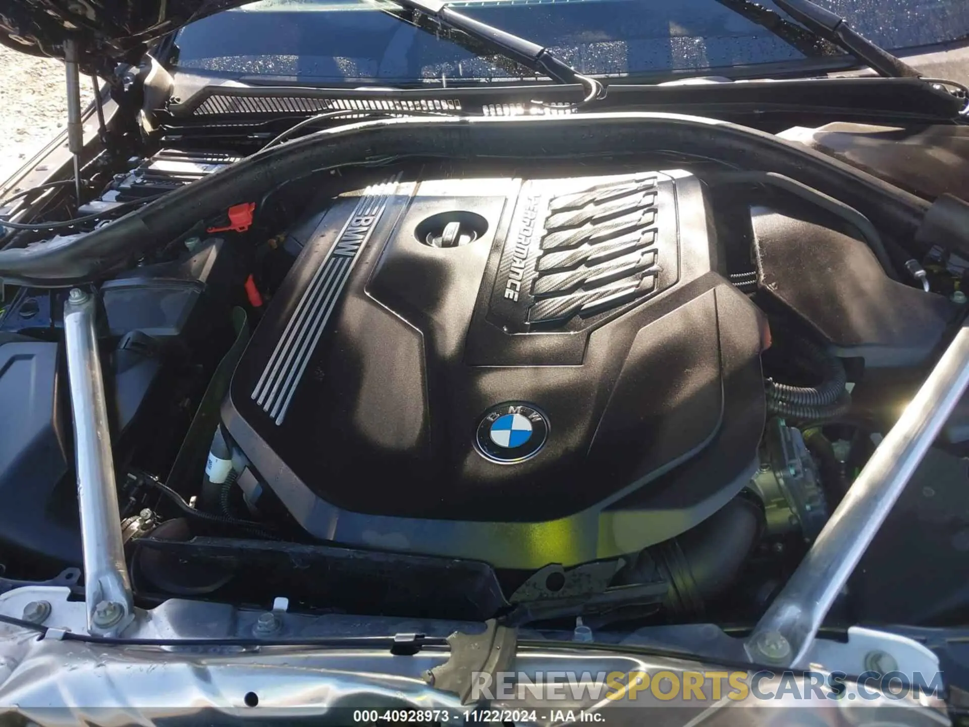10 fotografías del automóvil dañado WBA13AR01MCF54074 BMW M440I 2021