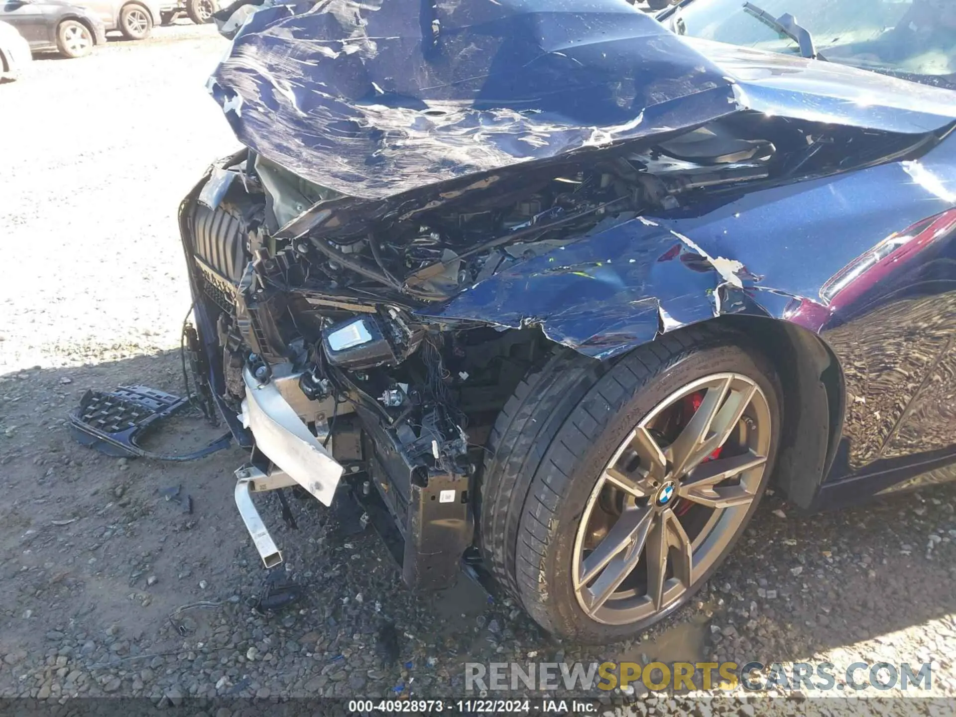 17 fotografías del automóvil dañado WBA13AR01MCF54074 BMW M440I 2021