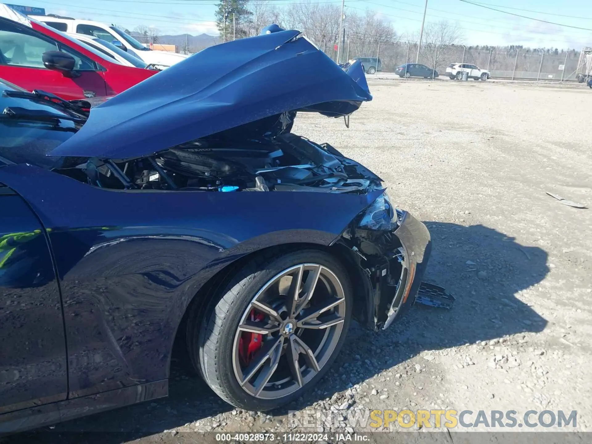 18 fotografías del automóvil dañado WBA13AR01MCF54074 BMW M440I 2021