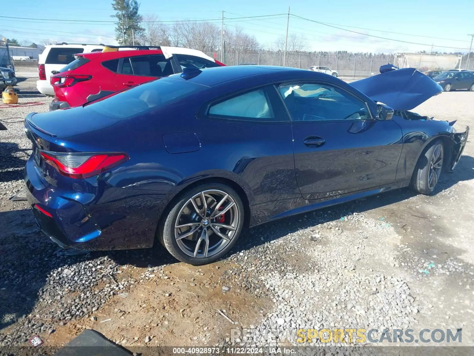4 fotografías del automóvil dañado WBA13AR01MCF54074 BMW M440I 2021
