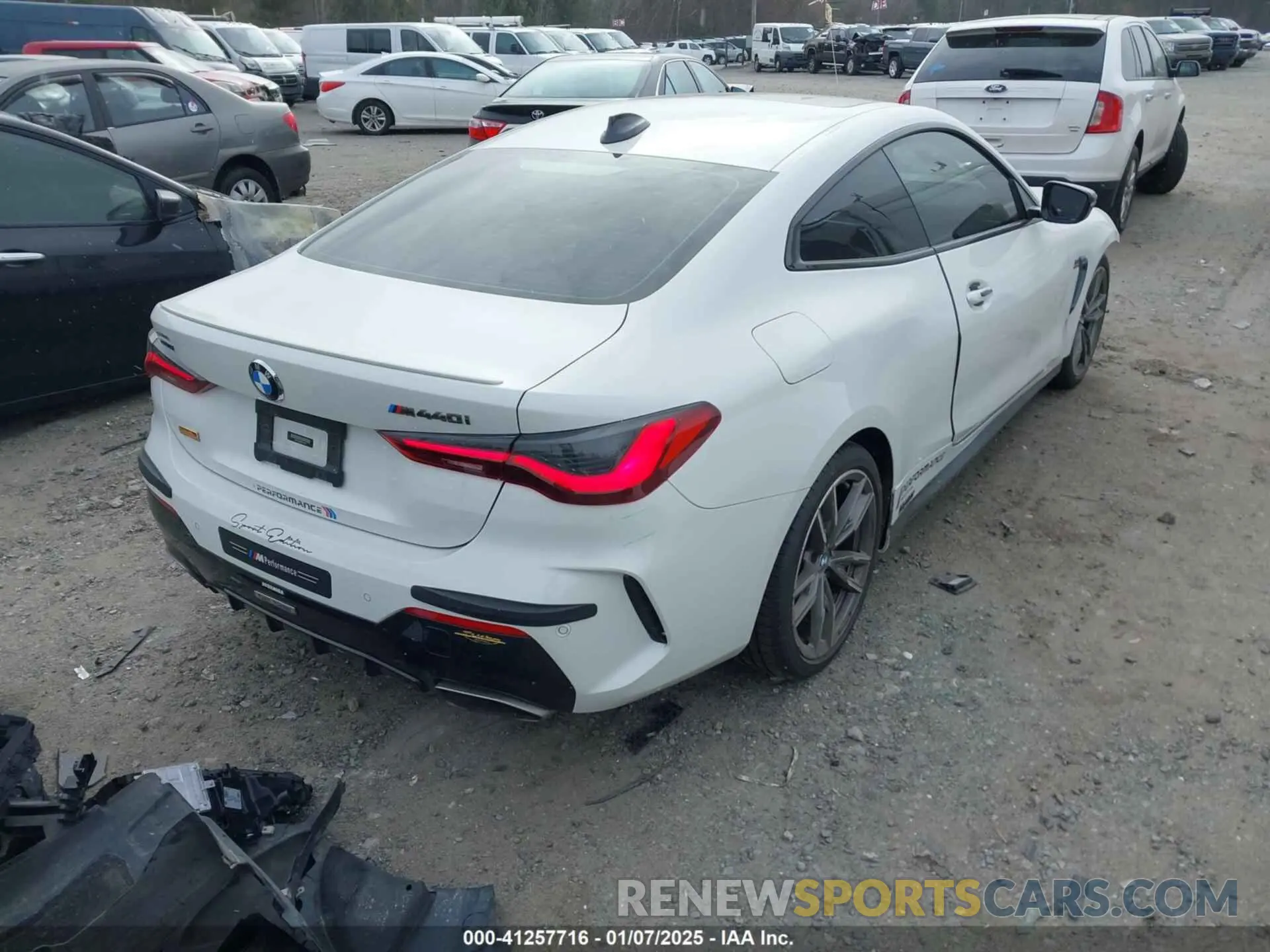 4 fotografías del automóvil dañado WBA13AR06MCF78418 BMW M440I 2021