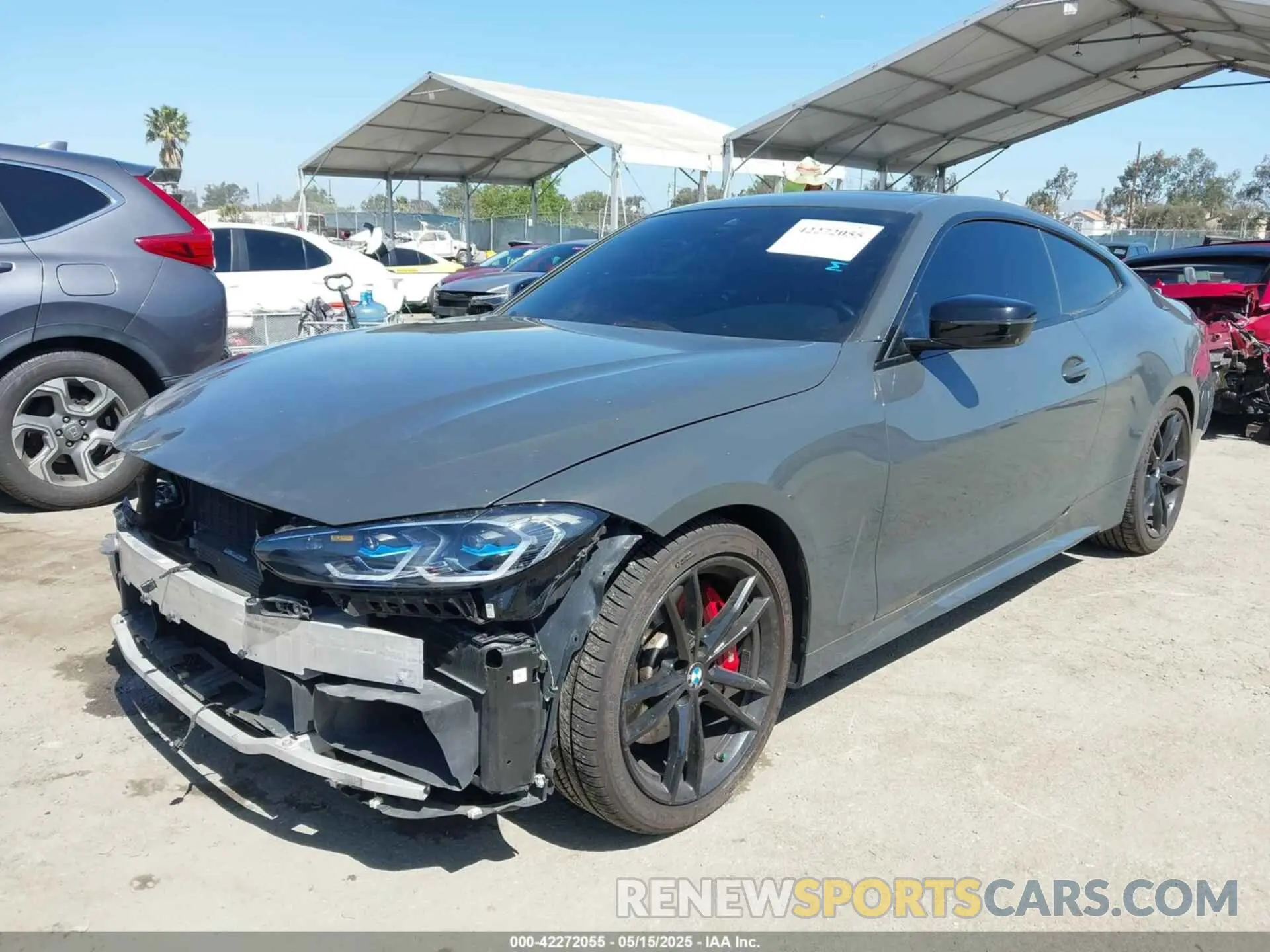 2 fotografías del automóvil dañado WBA13AR07MCG10695 BMW M440I 2021