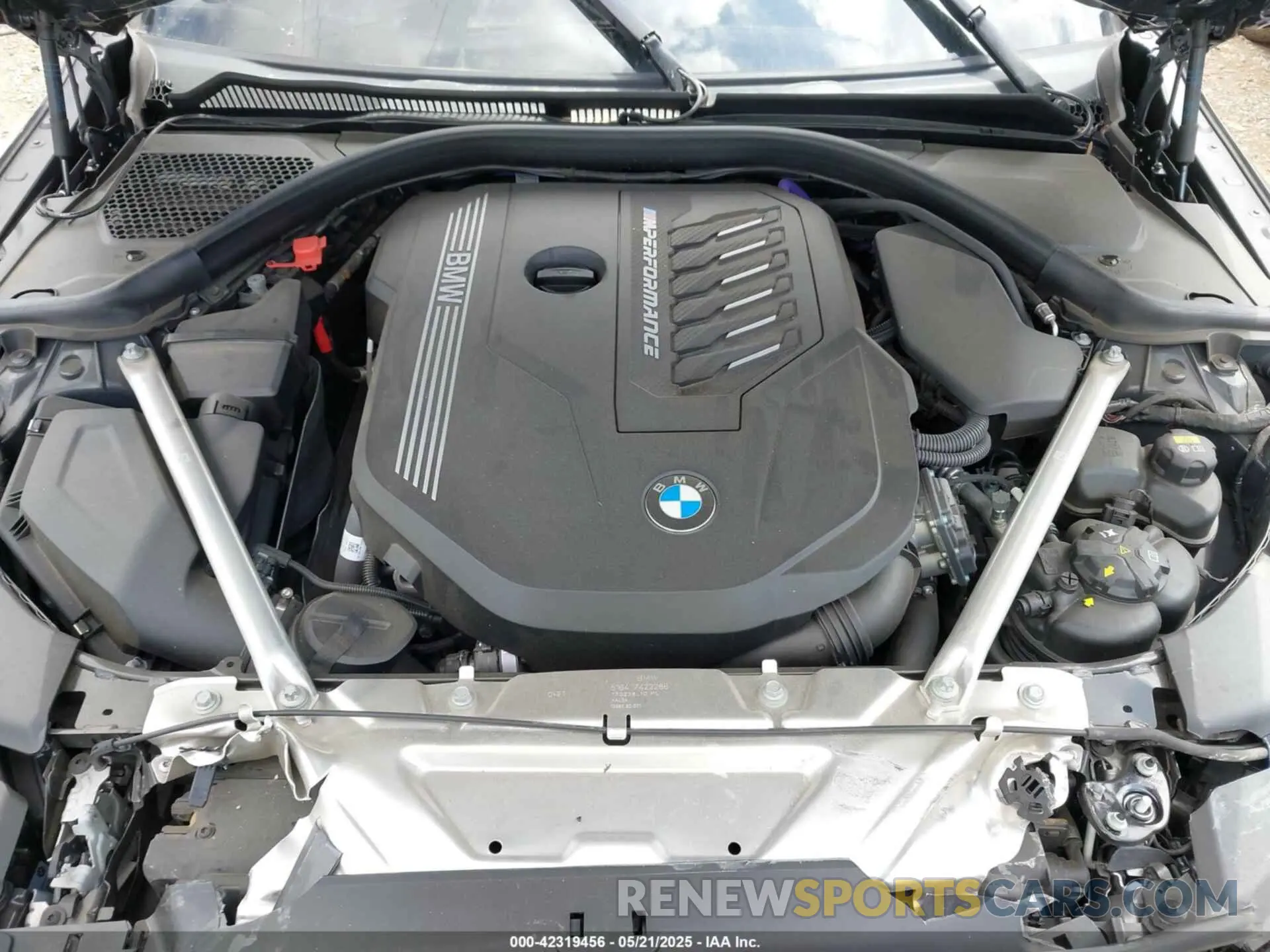 10 fotografías del automóvil dañado WBA53AT05MCG89665 BMW M440I 2021