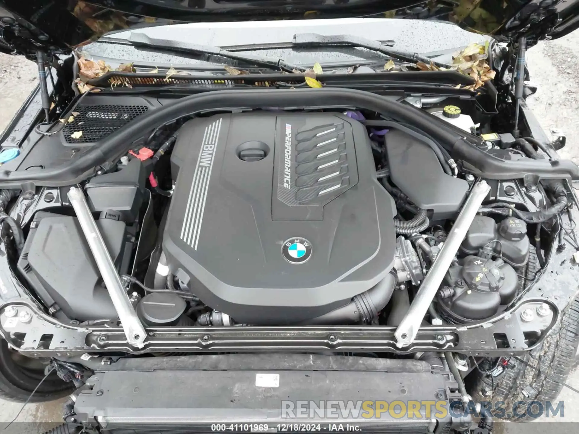 10 fotografías del automóvil dañado WBA13AR09RCN54862 BMW M440I 2024