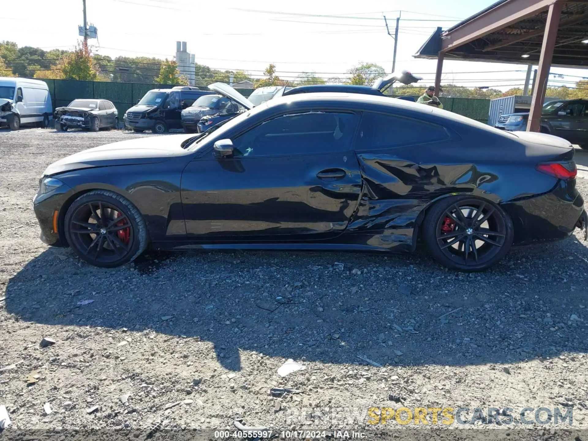 14 fotografías del automóvil dañado WBA13AR09RCN74724 BMW M440I 2024