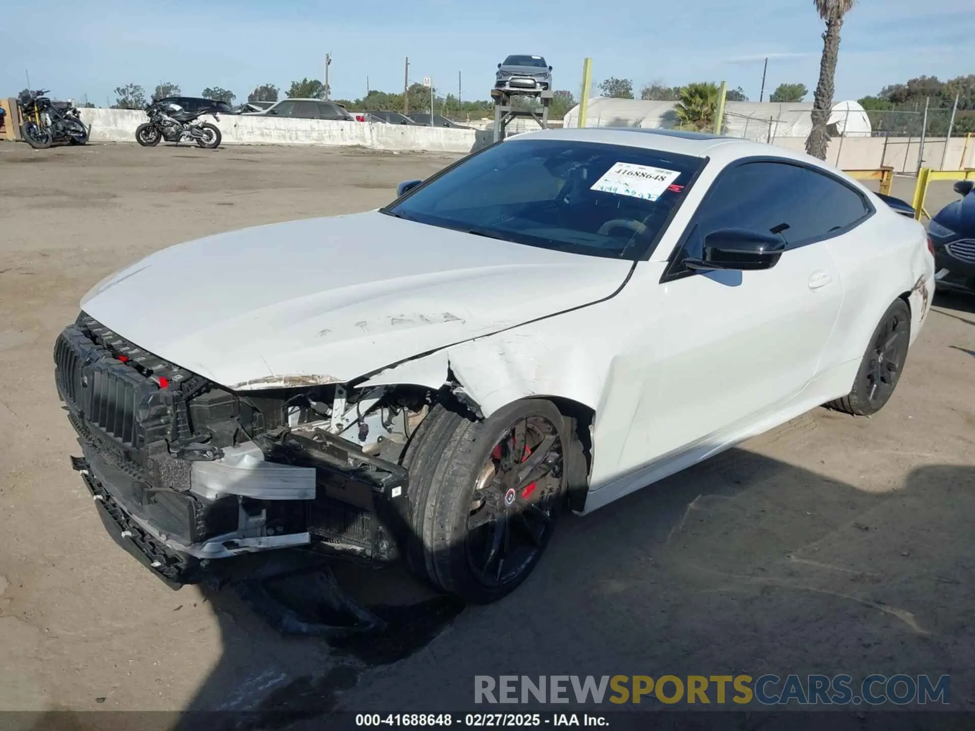 2 fotografías del automóvil dañado WBA83AP0XRCN55018 BMW M440I 2024
