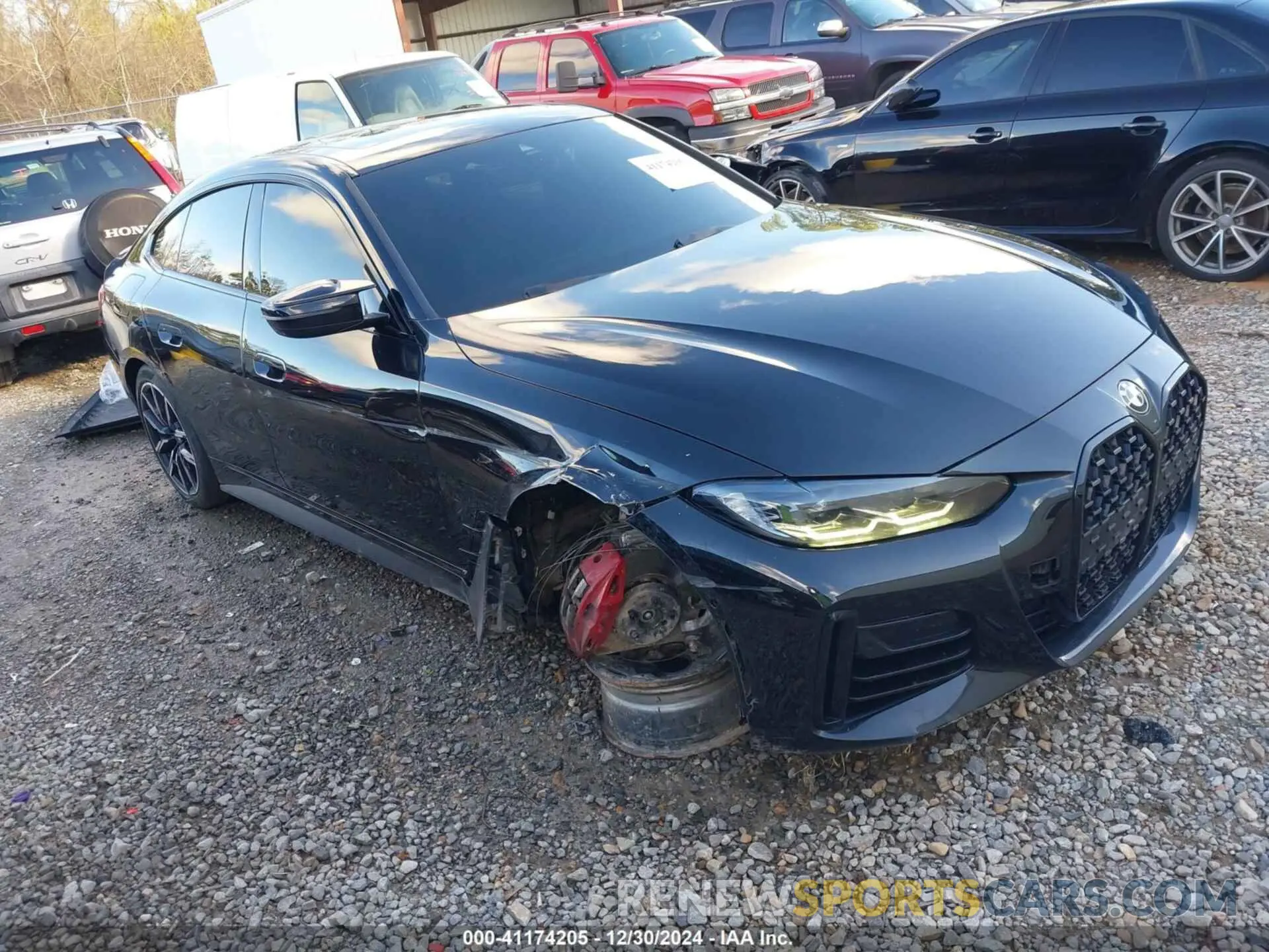 1 fotografías del automóvil dañado WBA13AW06NFM06472 BMW M440I GRAN COUPE 2022