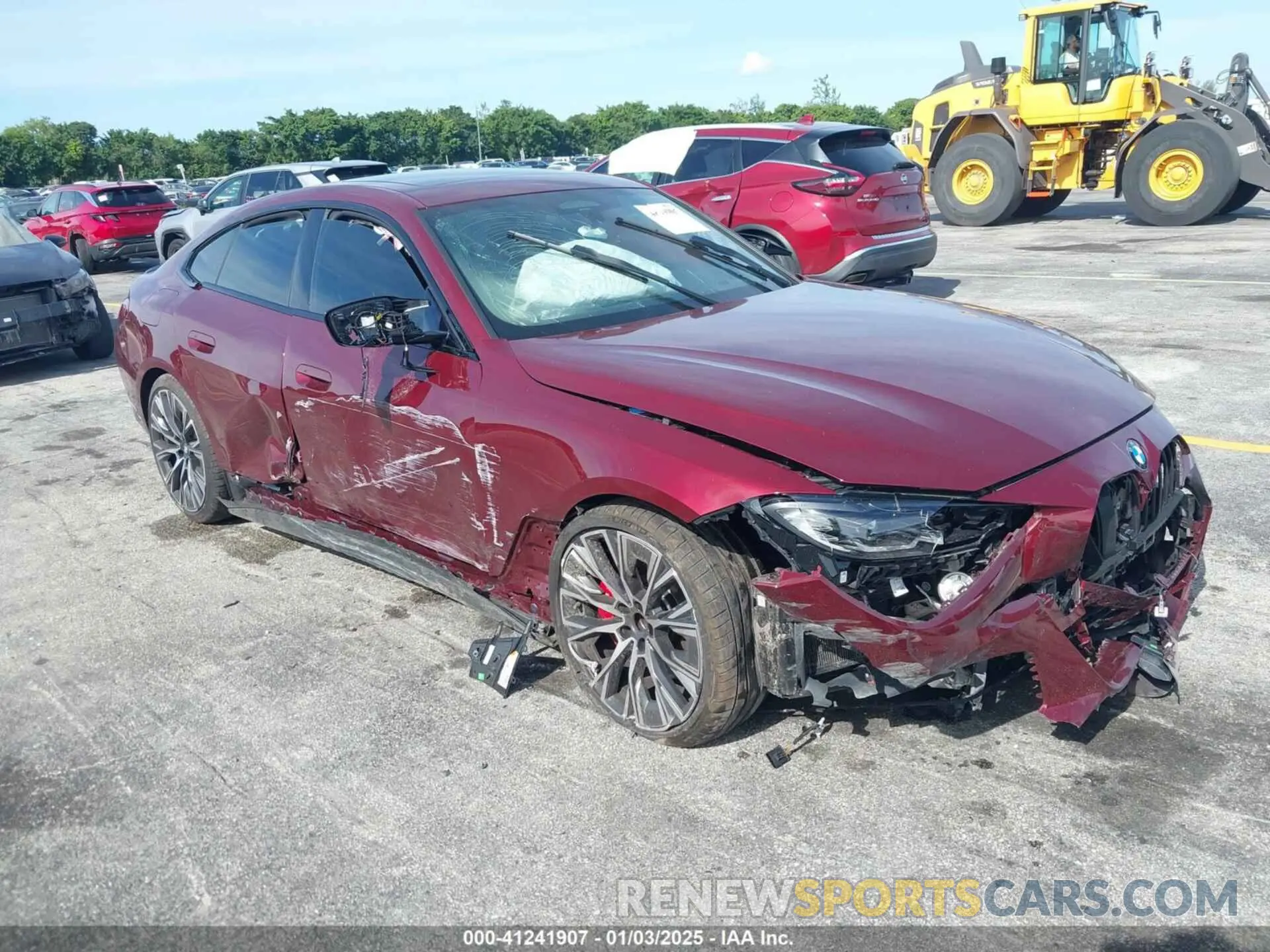 1 fotografías del automóvil dañado WBA63AW01PFN33820 BMW M440I GRAN COUPE 2023