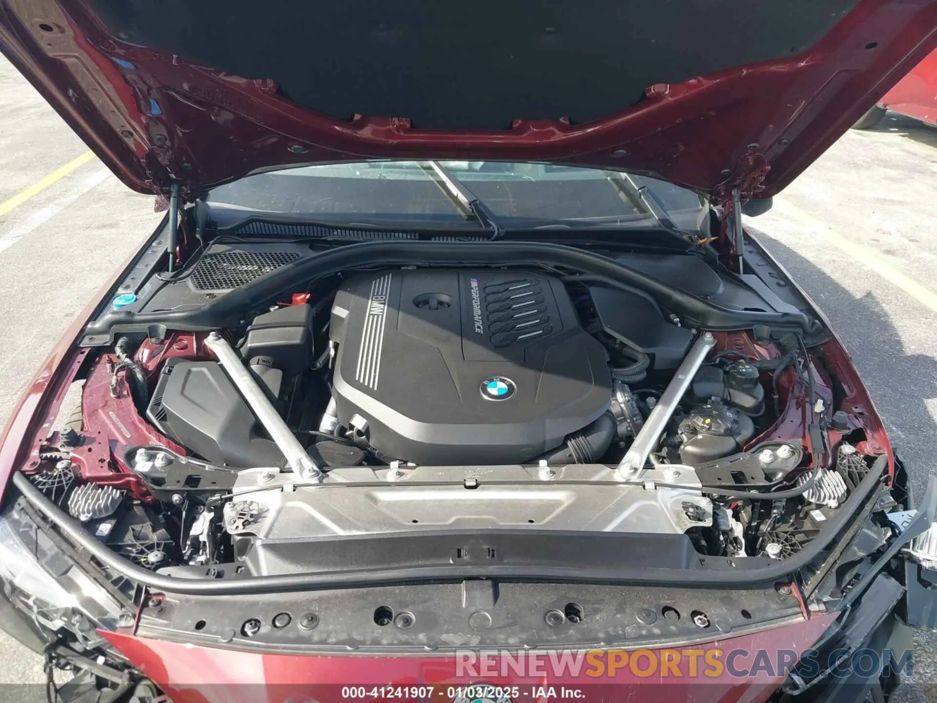 10 fotografías del automóvil dañado WBA63AW01PFN33820 BMW M440I GRAN COUPE 2023