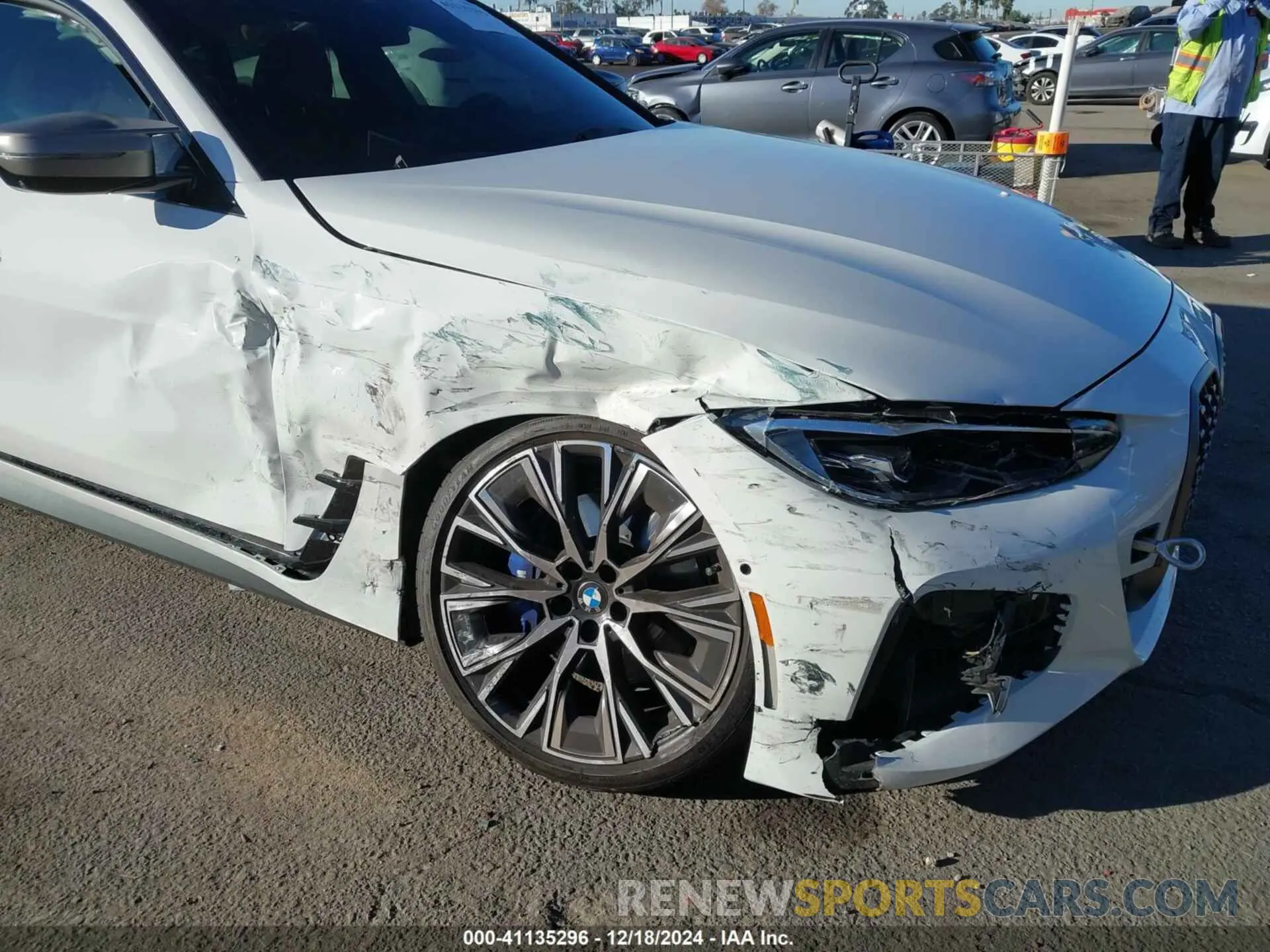 6 fotografías del automóvil dañado WBA63AW09RFT20665 BMW M440I GRAN COUPE 2024
