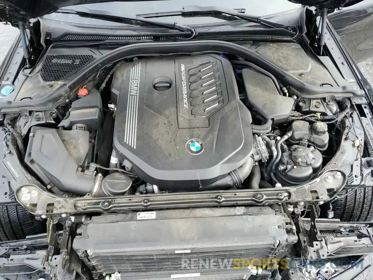 11 fotografías del automóvil dañado WBA13AW01NFL97602 BMW M440XI GRA 2022