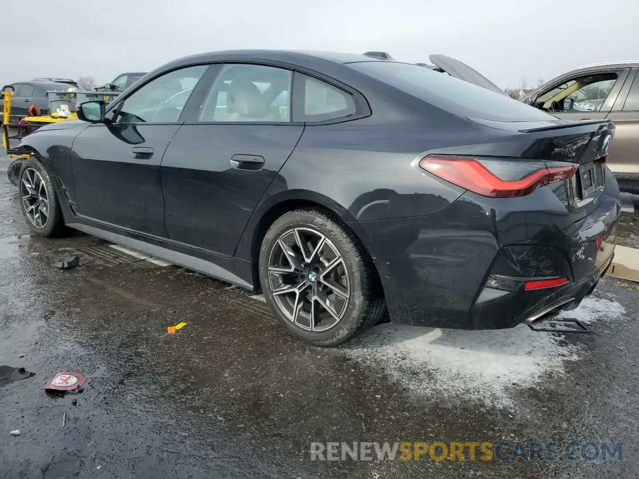 2 fotografías del automóvil dañado WBA13AW01NFL97602 BMW M440XI GRA 2022
