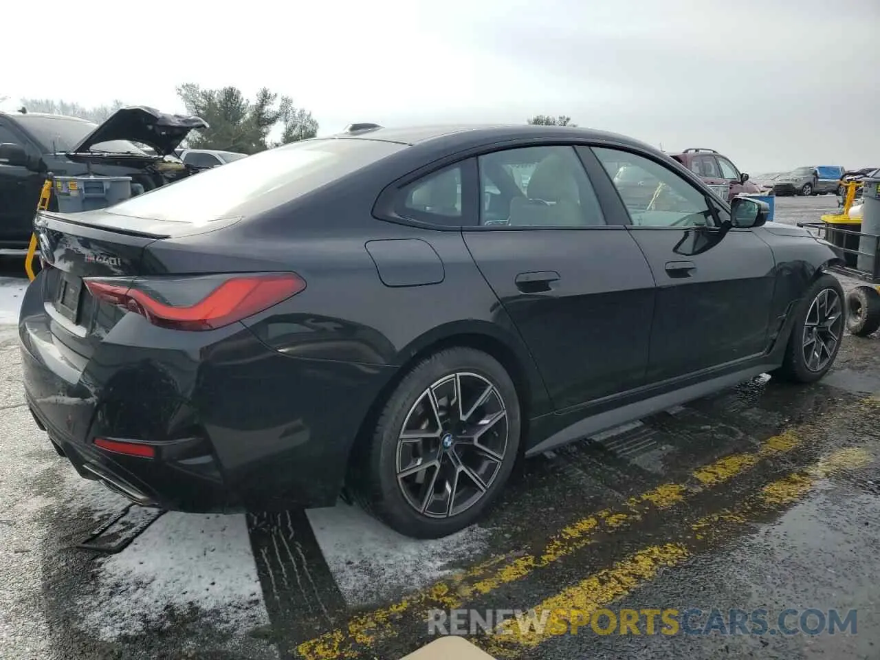 3 fotografías del automóvil dañado WBA13AW01NFL97602 BMW M440XI GRA 2022