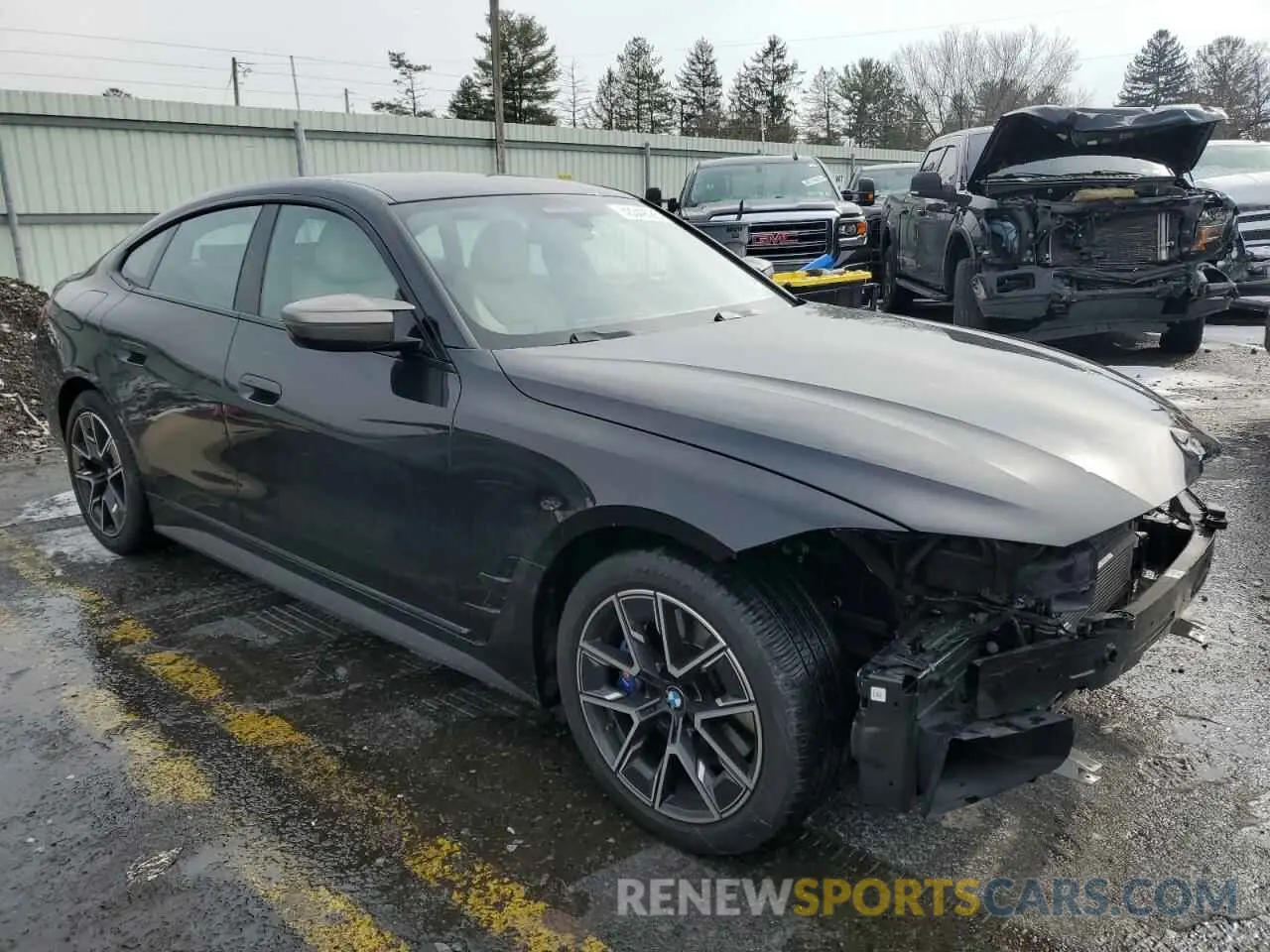 4 fotografías del automóvil dañado WBA13AW01NFL97602 BMW M440XI GRA 2022