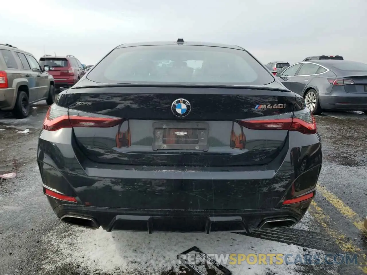 6 fotografías del automóvil dañado WBA13AW01NFL97602 BMW M440XI GRA 2022