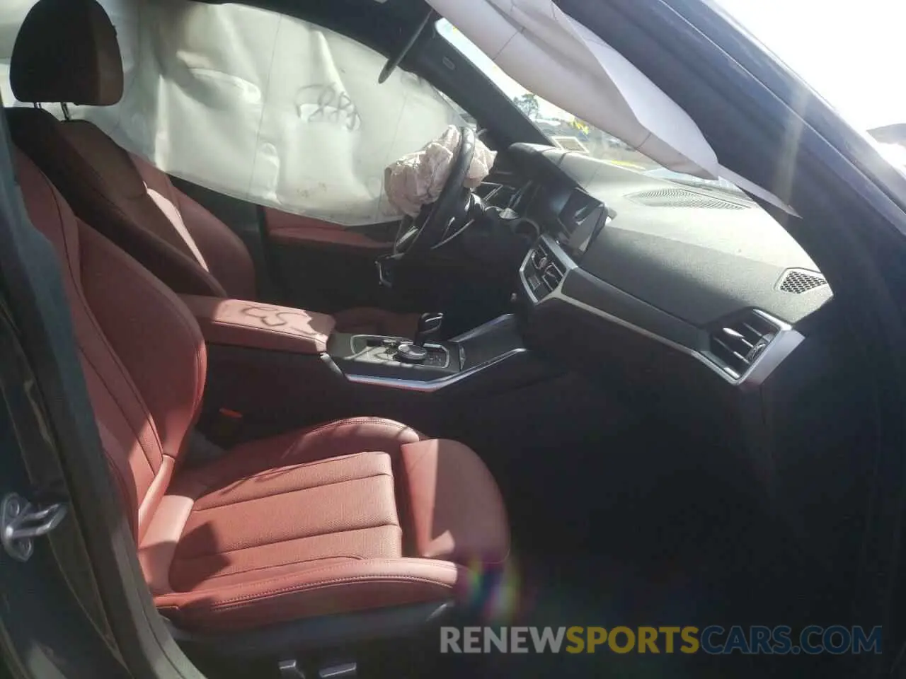 5 fotografías del automóvil dañado WBA13AW04NFM53662 BMW M440XI GRA 2022