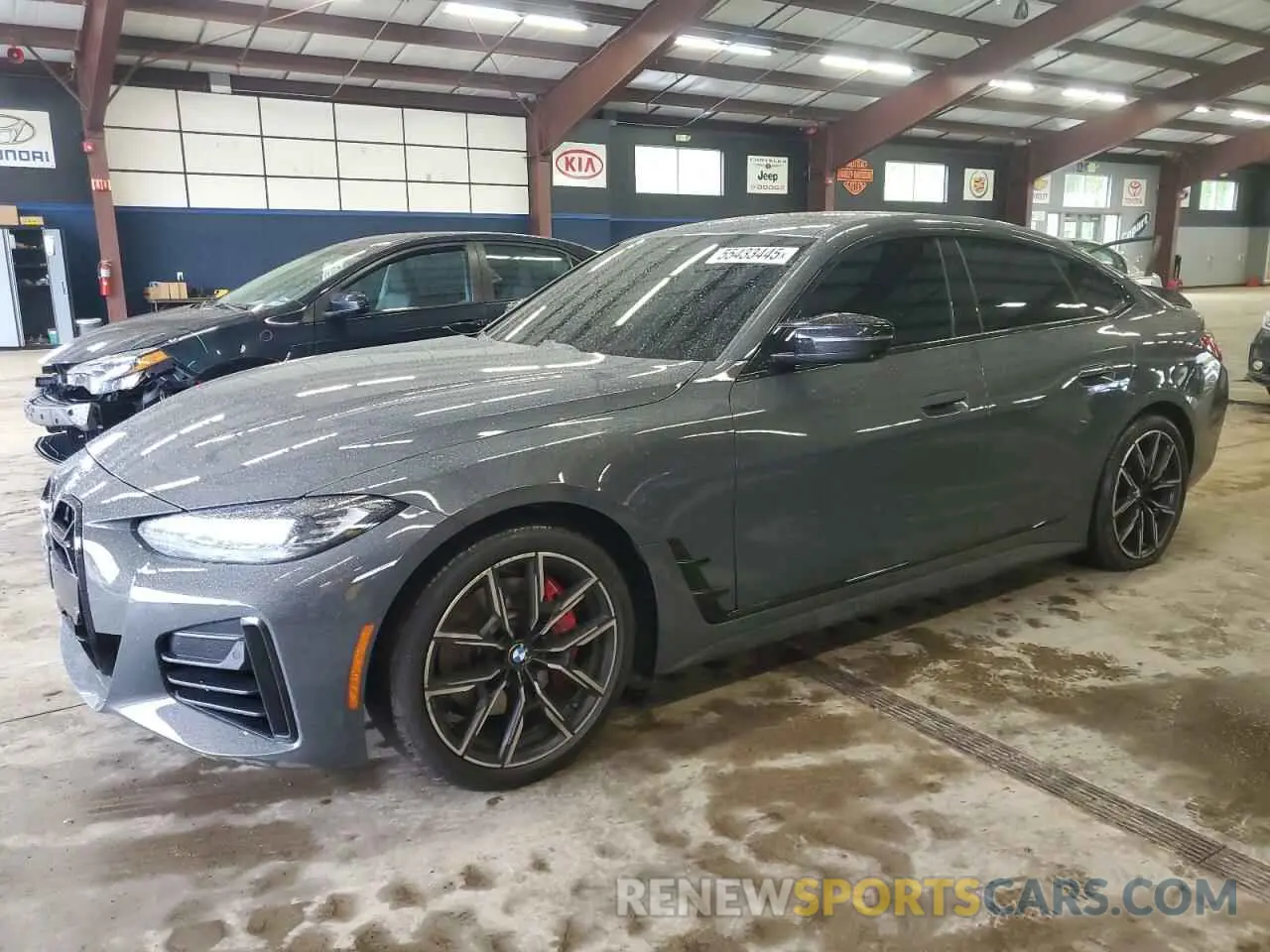 1 fotografías del automóvil dañado WBA13AW07NFN13384 BMW M440XI GRA 2022