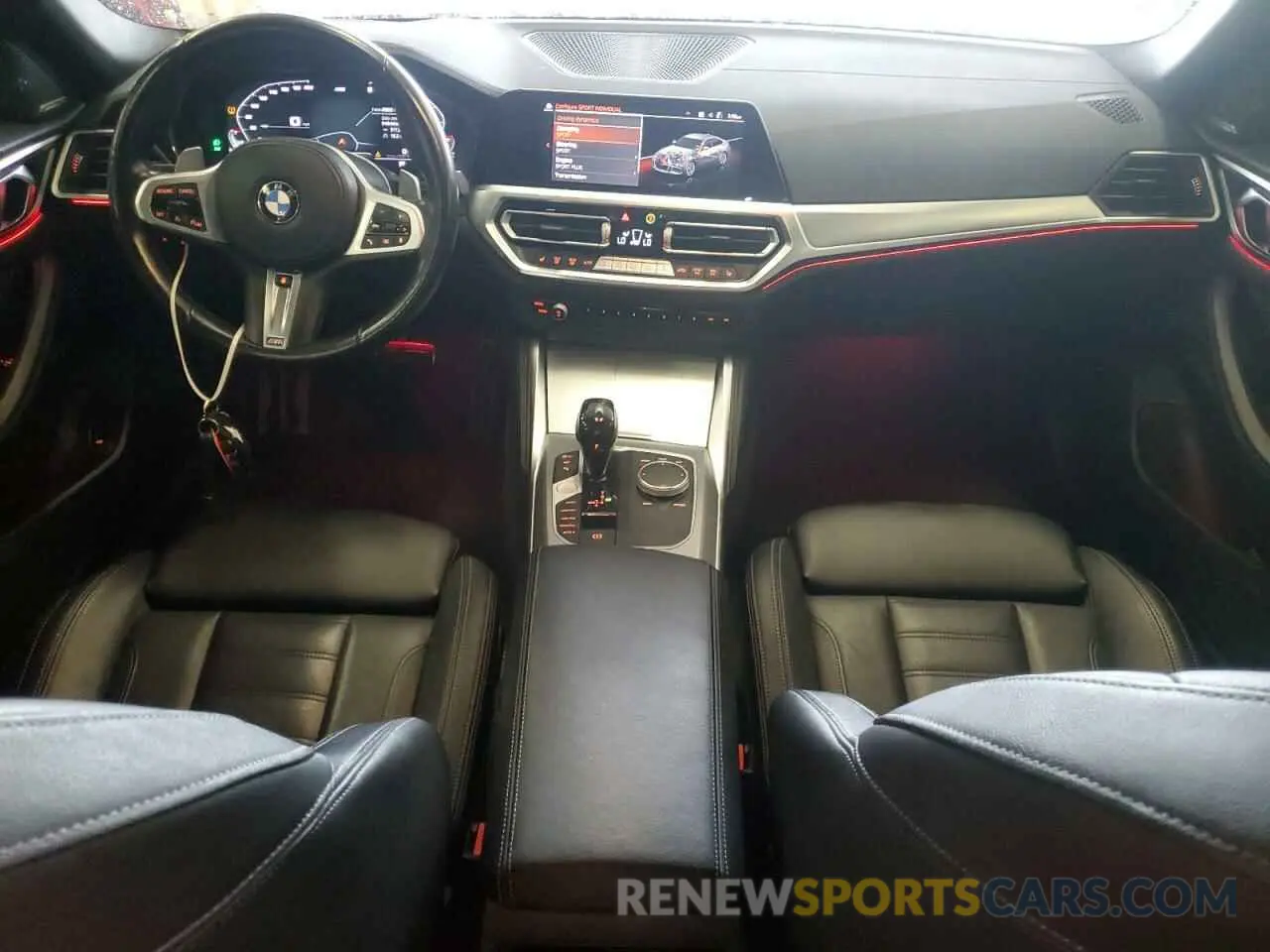 8 fotografías del automóvil dañado WBA13AW07NFN13384 BMW M440XI GRA 2022