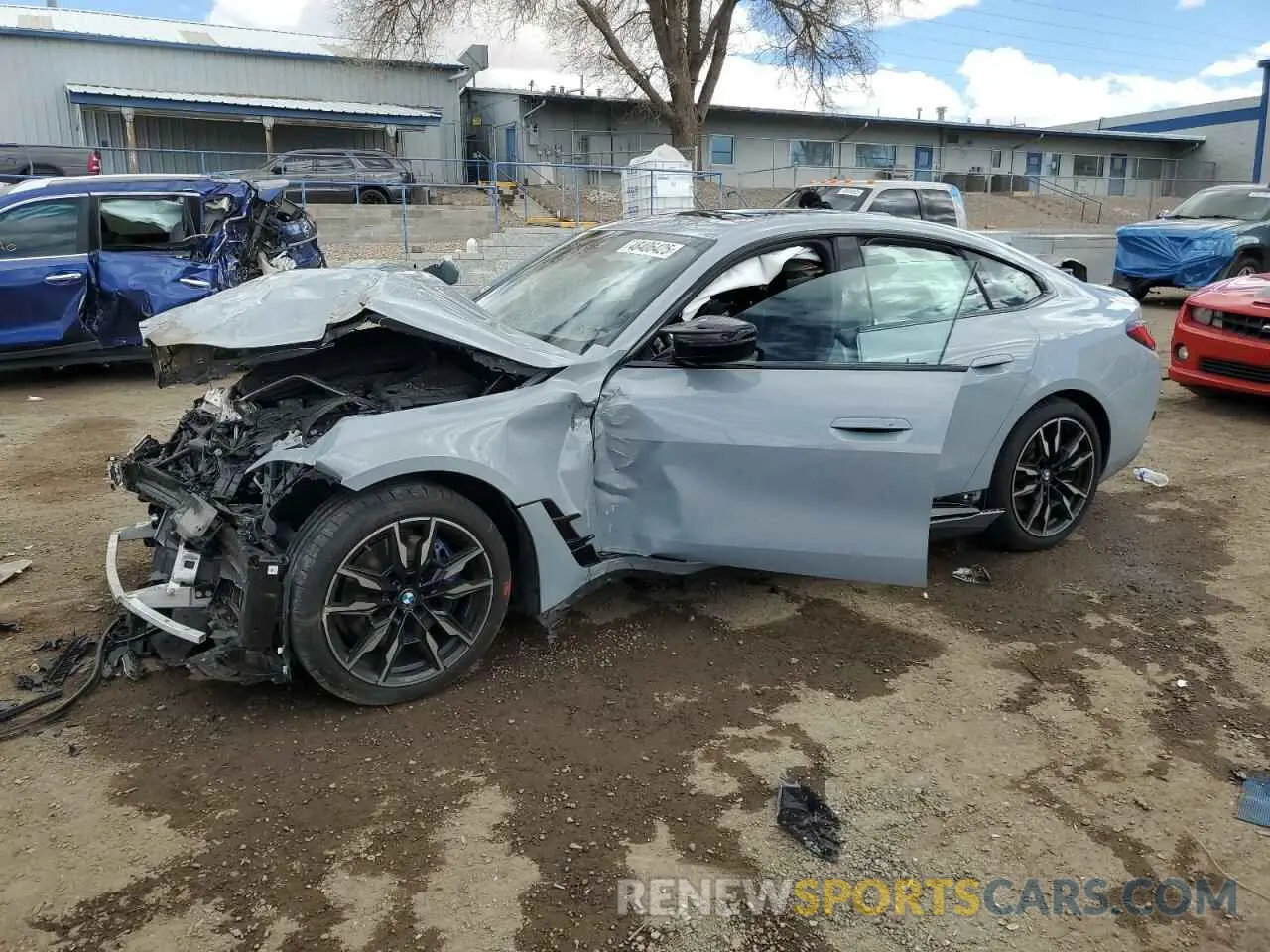 1 fotografías del automóvil dañado WBA13AW0XNFM27700 BMW M440XI GRA 2022