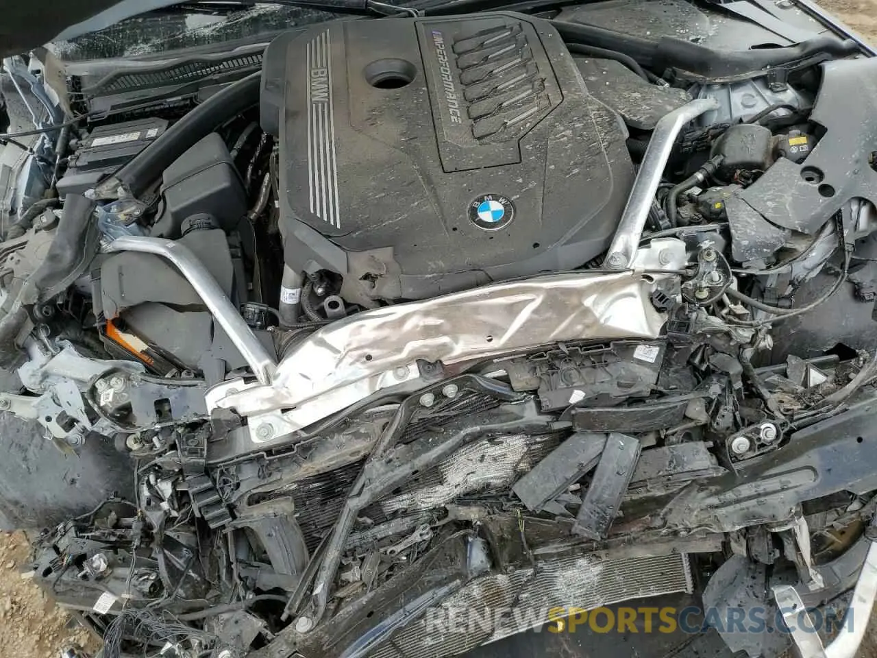11 fotografías del automóvil dañado WBA13AW0XNFM27700 BMW M440XI GRA 2022