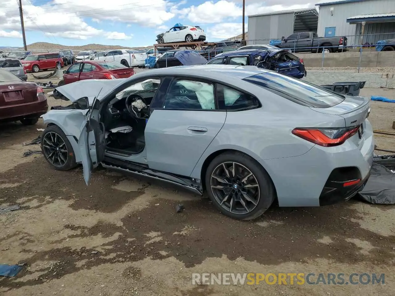 2 fotografías del automóvil dañado WBA13AW0XNFM27700 BMW M440XI GRA 2022
