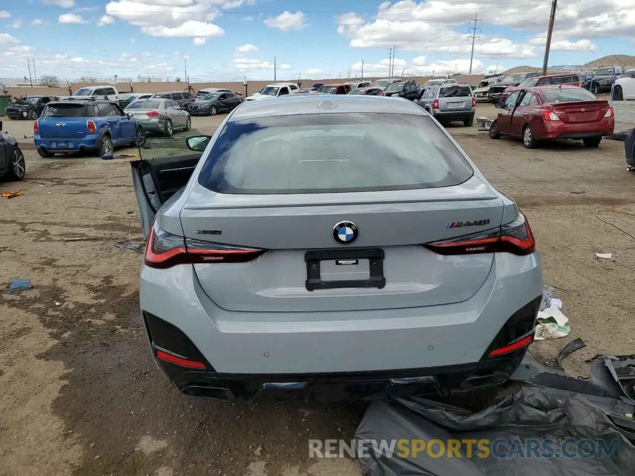 6 fotografías del automóvil dañado WBA13AW0XNFM27700 BMW M440XI GRA 2022