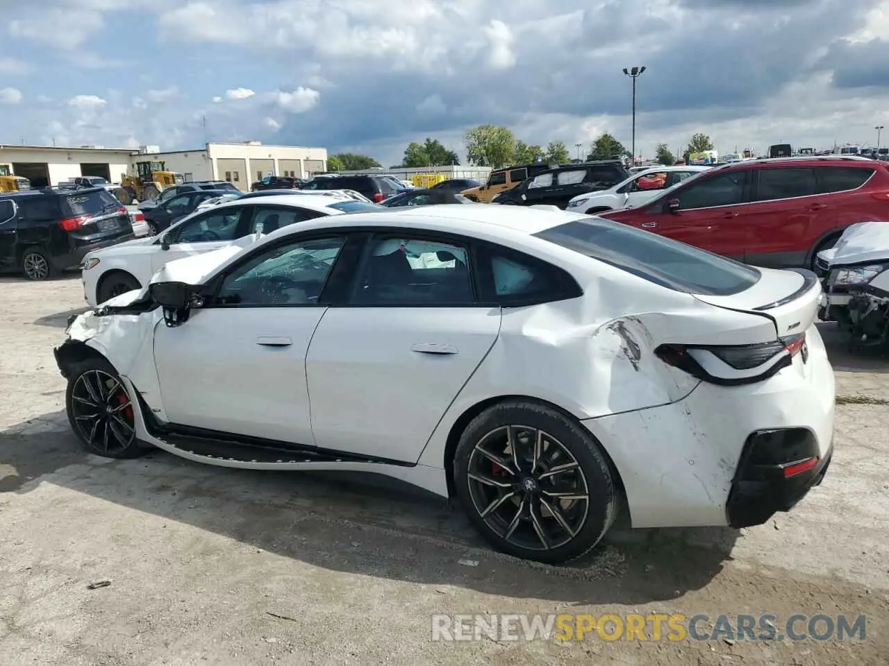 2 fotografías del automóvil dañado WBA13AW0XPFP16594 BMW M440XI GRA 2023