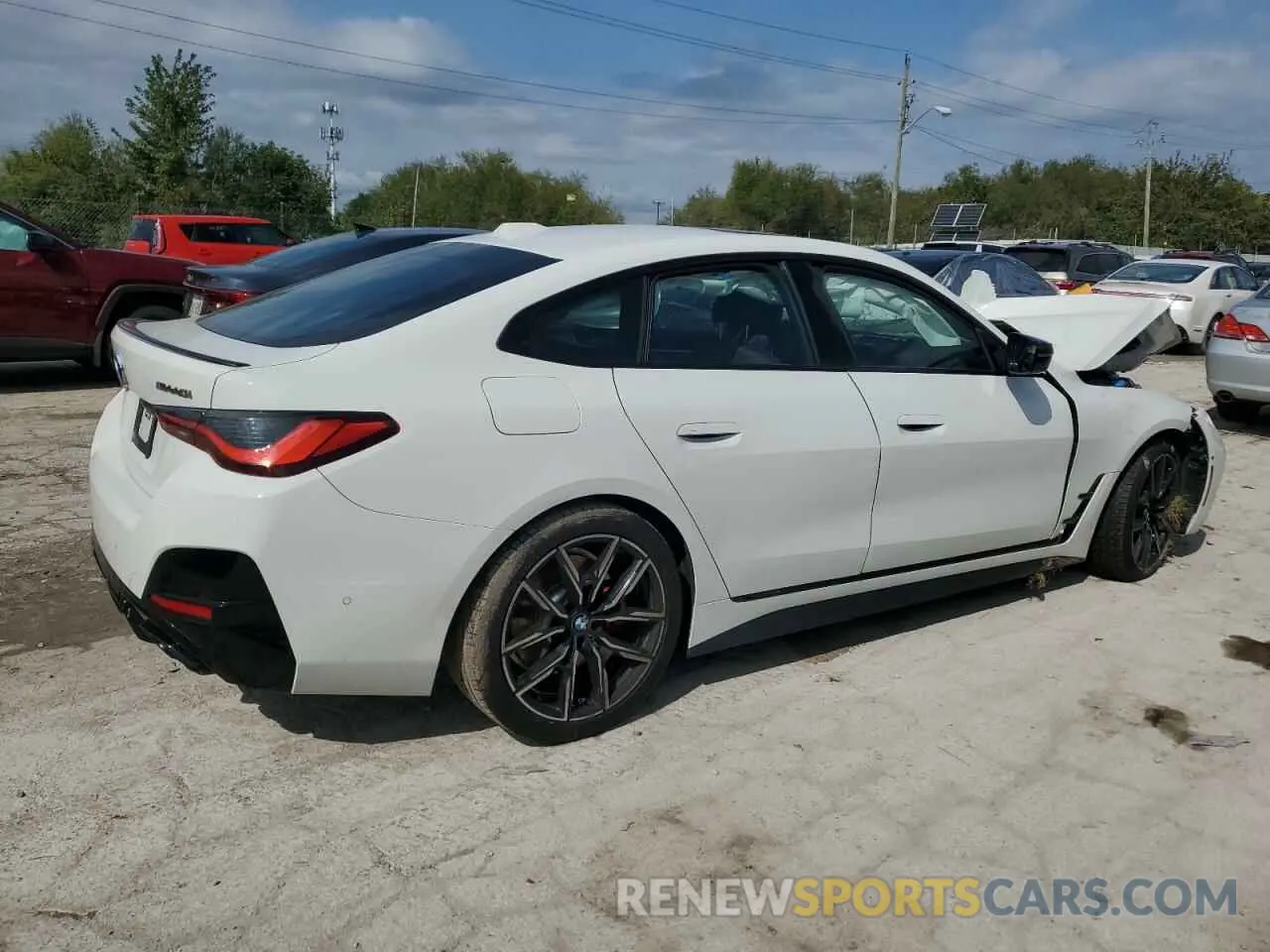 3 fotografías del automóvil dañado WBA13AW0XPFP16594 BMW M440XI GRA 2023