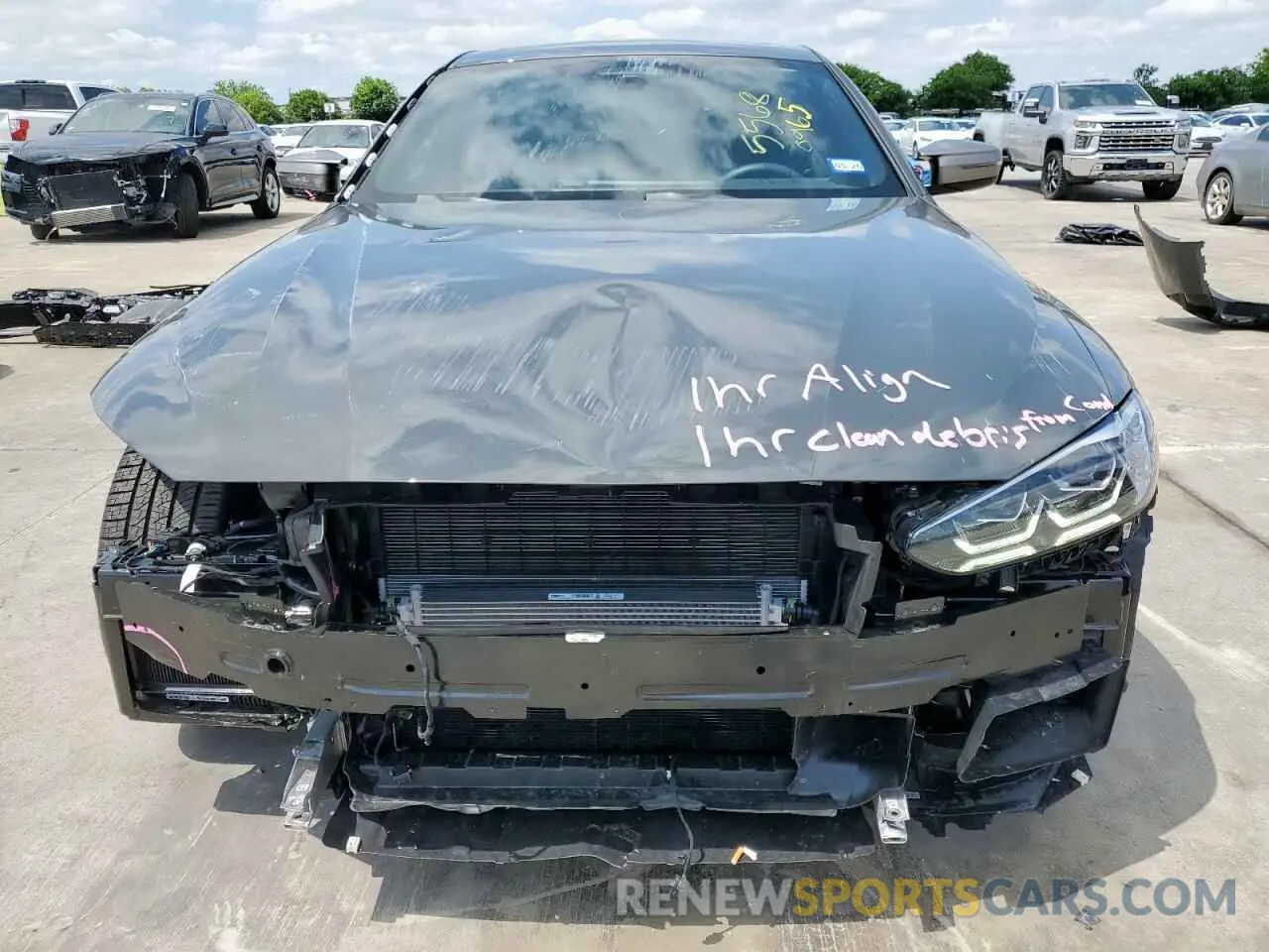 5 fotografías del automóvil dañado WBA13AW01RFT30780 BMW M440XI GRA 2024