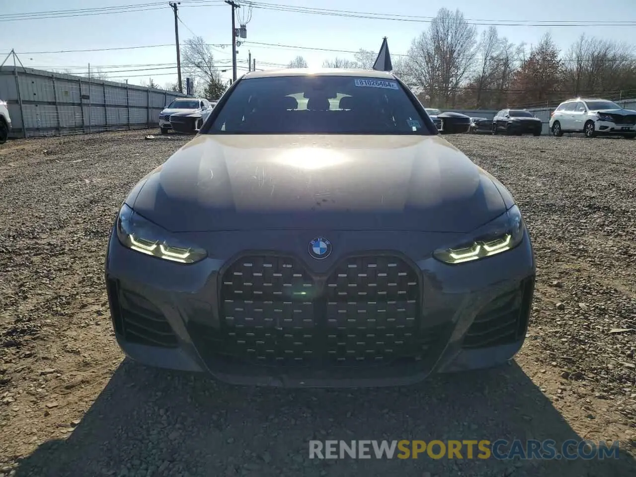 5 fotografías del automóvil dañado WBA13AW03RFS17834 BMW M440XI GRA 2024