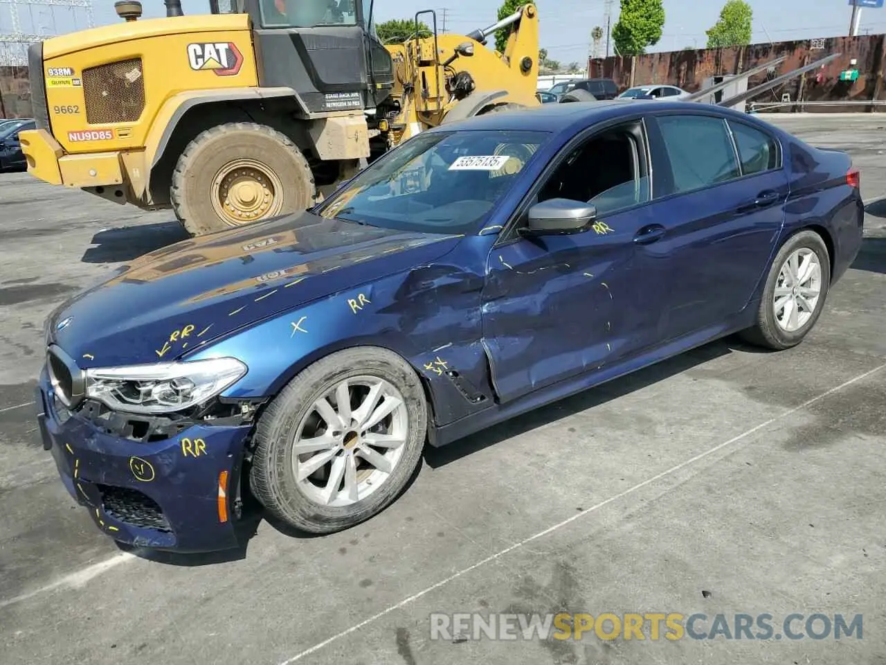 1 fotografías del automóvil dañado WBAJB9C51KB464722 BMW M5 2019