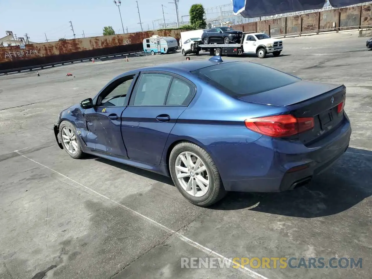 2 fotografías del automóvil dañado WBAJB9C51KB464722 BMW M5 2019