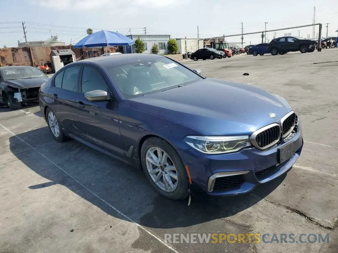 4 fotografías del automóvil dañado WBAJB9C51KB464722 BMW M5 2019