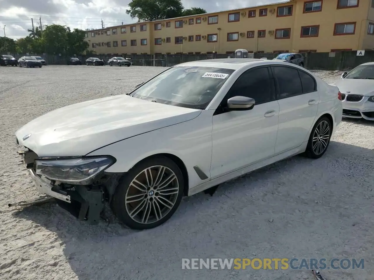 1 fotografías del automóvil dañado WBAJB9C56KB288170 BMW M5 2019